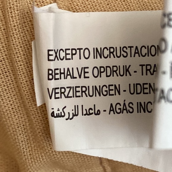 NWT. Zara Beige Seashell Detailing High-Waist Midi Skirt with Slit. Size S. - Picture 7 of 9